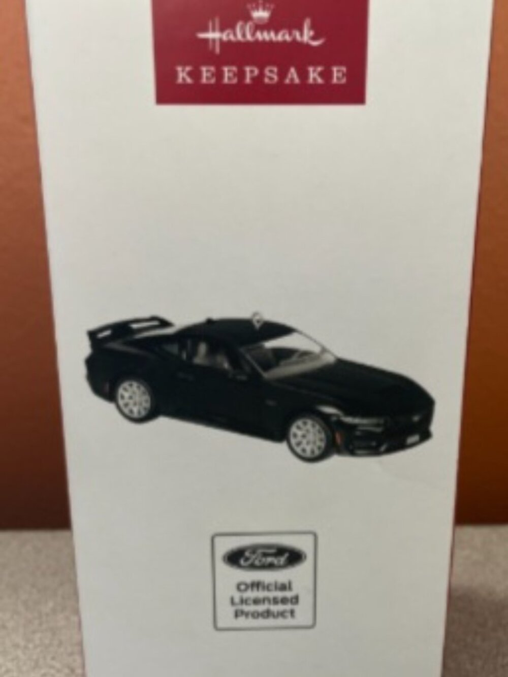 Hallmark Keepsake 2024 Ford Mustang GT Ornament Black Car QX172024 Christmas